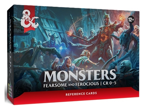 DnD 5e - Trove 8 - Monsters Fearsome and Ferocious (CR 0-5) - Reference Cards Deck